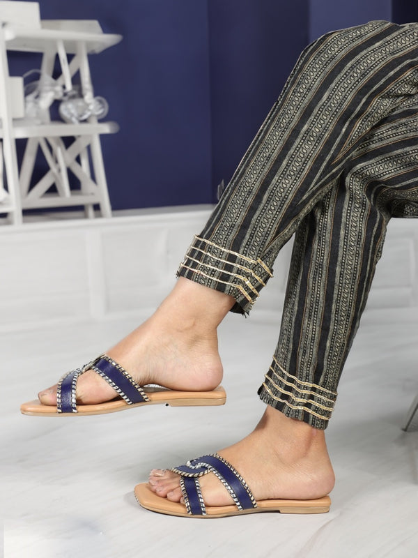 Women's Criss-Cross Strap Flat Sandals