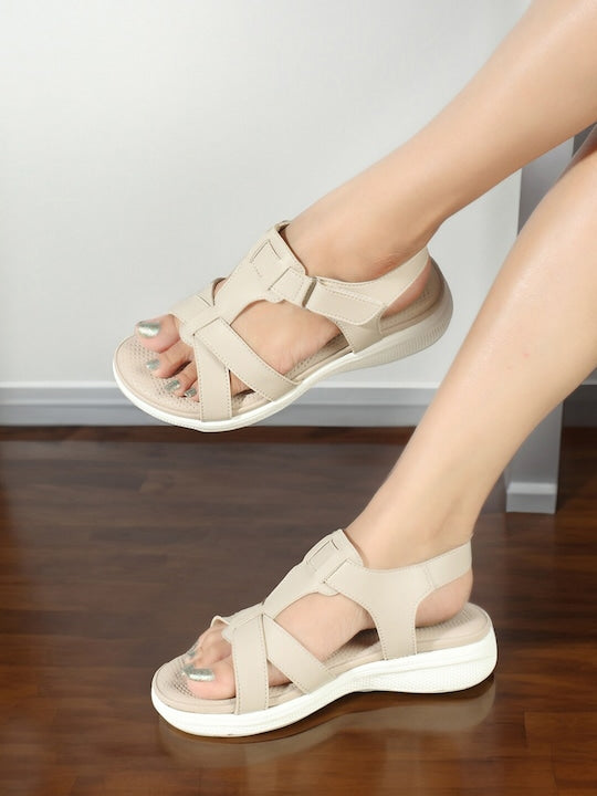 Women's Cross-Strap Adjustable Comfort Sandals