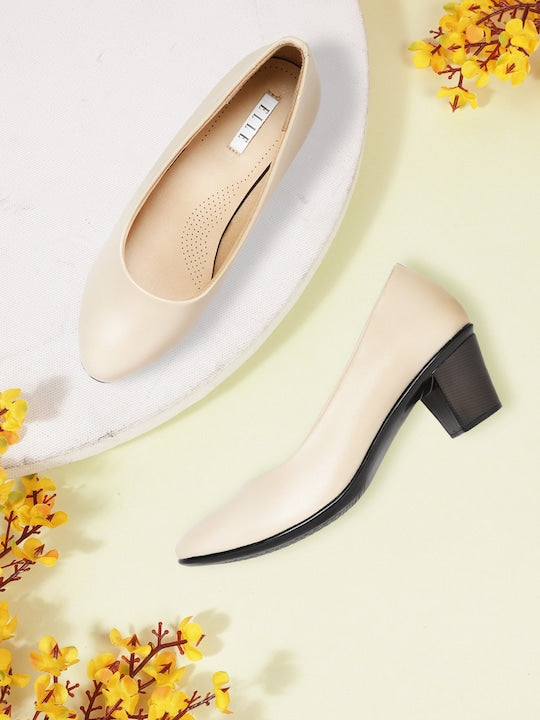 Women's Comfortable Block Heel Pumps