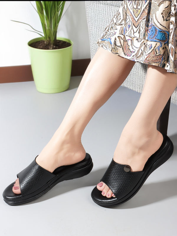 Women's Woven Design Platform Open Toe Sandals