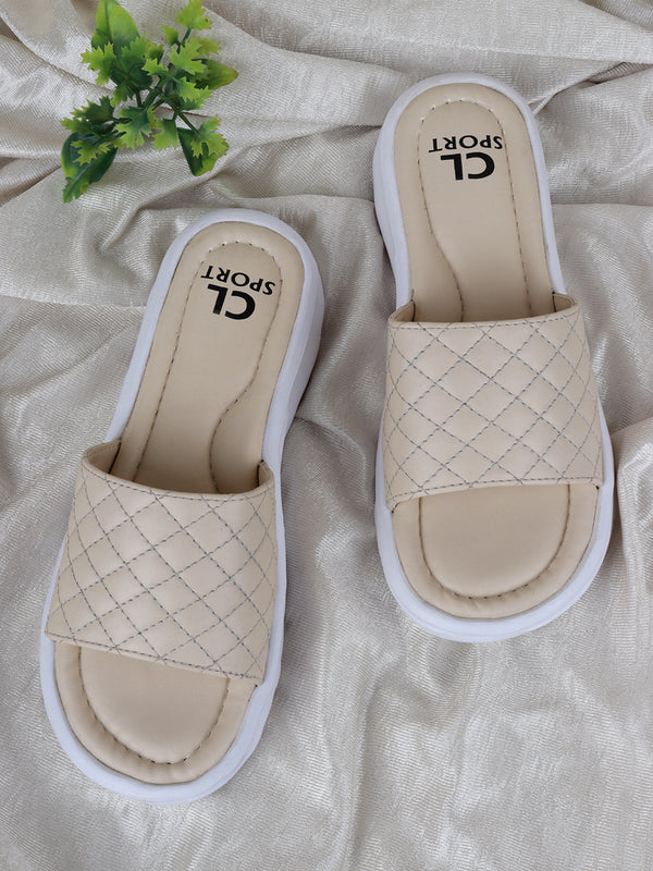 Women's Floral Print Comfort Thong Flip-Flops