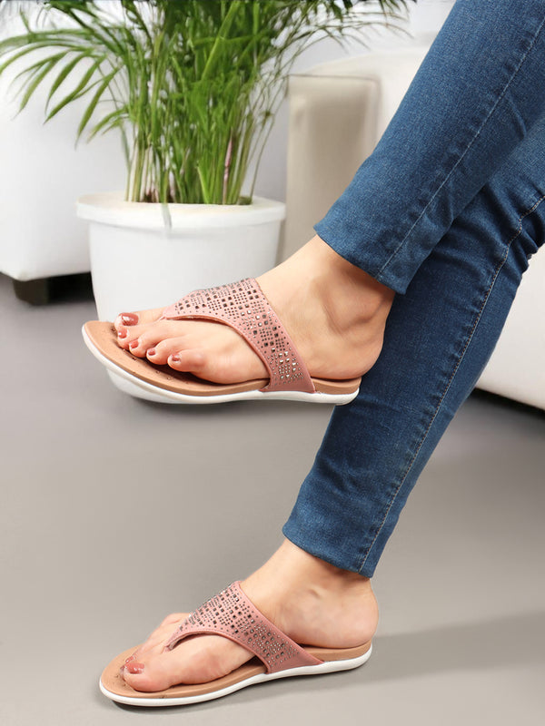Women's Embellished Comfort Sandals
