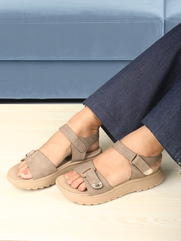 Women's Adjustable Multi-Strap Comfort Sandals