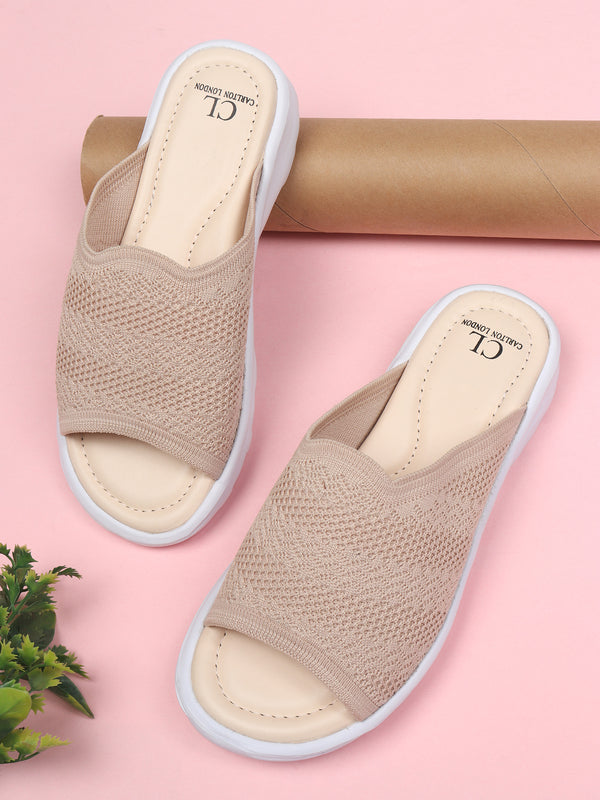 Women's Knit Comfort Slide Sandals
