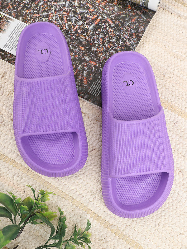 Women's Lightweight and comfortable Textured Slides