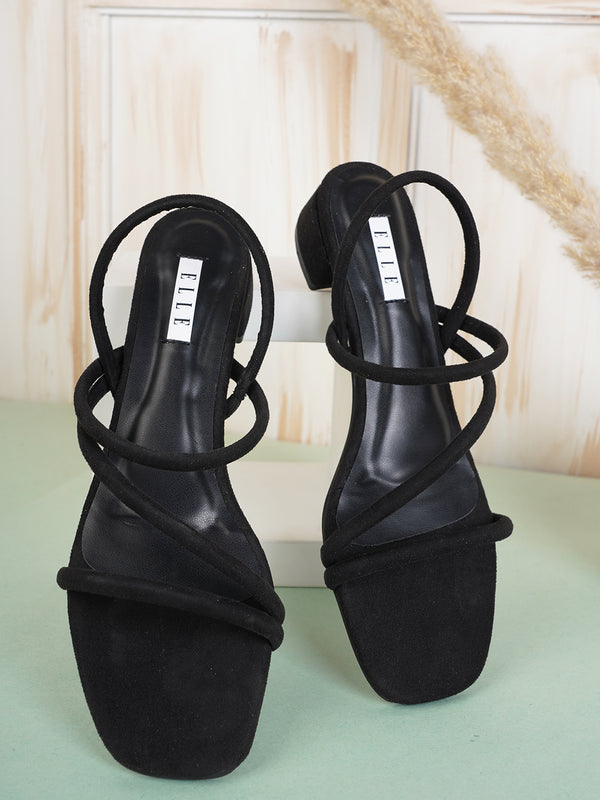 Women's Suede Multi-Strap Slingback Sandals