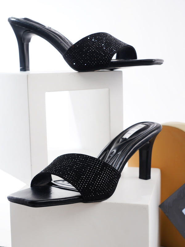 Women's Embellished Stiletto Heel Sandal