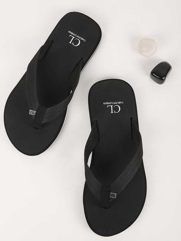 Classic Striped Sole Thong Sandals