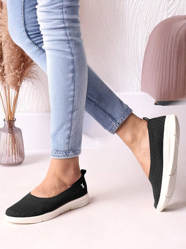Women's Breathable Woven design Ballerinas